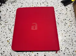 Vault X 12-Pocket Exo-TecR Zip RED Binder - Holds 480 Cards - Comes with Cards - Image 1