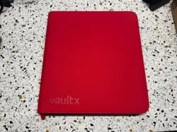 Vault X 12-Pocket Exo-TecR Zip RED Binder - Holds 480 Cards - Comes with Cards - Image 3