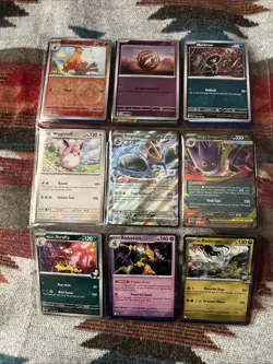 Pokemon TCG Binder Collection Sheets Lot Of Mixed Cards Includes Graded Card - Image 4