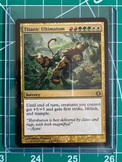 Titanic Ultimatum - Light Play MTG Shards of Alara - Image 1