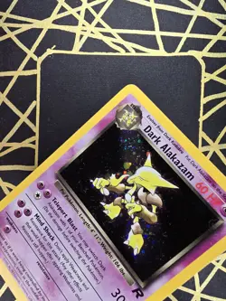 ??Dark Alakazam 1/82 ?? Original Holo Rare Team Rocket Set Pokemon Card WOTC TCG - Image 5