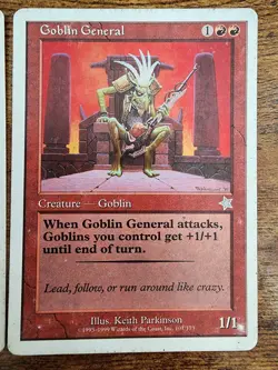 1x MTG ?Starter 1999 Goblin General MP/HP ?2x Available Buy & Save!? 1999 Magic - Image 4