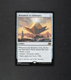MTG NM- Monument to Endurance Artifact Rare Aetherdrift (DFT) Card - Image 1