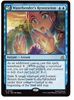 Waterbender's Restoration Avatar MTG - Image 1