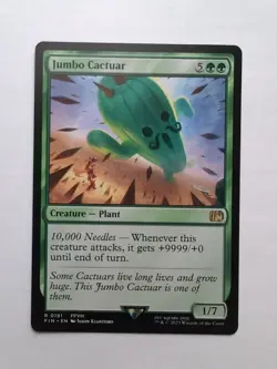 MTG Jumbo Cactuar (FIN) Final Fantasy Regular Rare 191 - Image 1