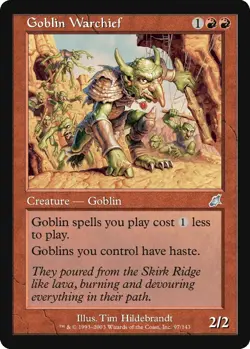MTG Goblin Warchief X3 #97 (MT/NM) Scourge UNCOMMON - Image 2