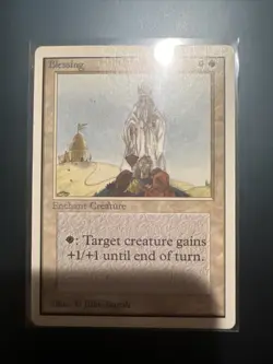 [1x] Blessing, English Unlimited Edition MTG Magic The gathering NM Vintage - Image 1