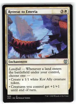 Retreat to Emeria *Uncommon* Magic MtG x1 Commander Zendikar Rising - Image 1