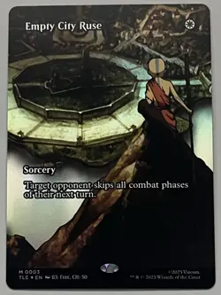 MTG Avatar: The Last Airbender Eternal Empty City Ruse Sorcery MYTHIC FOIL #0003 - Image 1