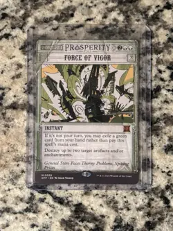 Magic The Gathering (Prosperity Post) (Showcase) Force of Vigor OTP #0029 - Image 1