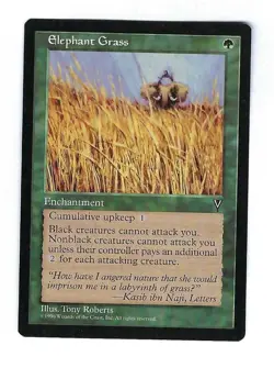 Elephant Grass - Vision - Magic The Gathering NM/M (Never Played) - Image 1