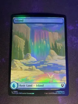 MTG, Island 293 (Foil, Borderless) Avatar: The Last Airbender * 1X * NM - Image 1