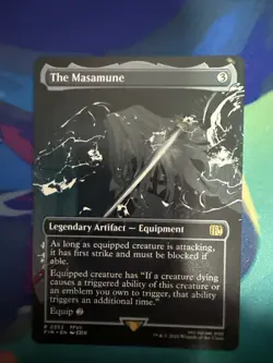 MTG Final Fantasy English The Masamune Borderless 0353 Non-Foil - Image 1