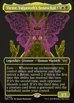 Victor, Valgavoth's Seneschal - Foil Extended Art DSK NM MTG - Image 1