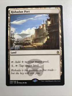 Rishadan Port - Masters 25 Rare NM (Check Pics) MTG TCG - Image 1