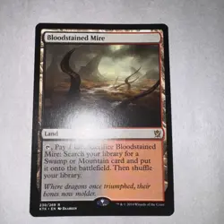 Magic the Gathering Bloodstained Mire Khans of Tarkir #230 - Image 1