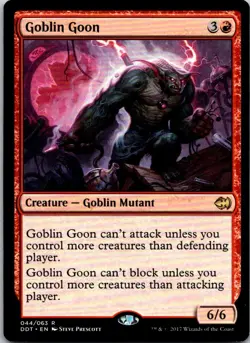 Magic the Gathering Goblin Goon Duel Decks: Merfolk vs. Goblins MTG - Image 1