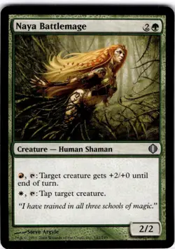 MTG Naya Battlemage Shards of Alara Uncommon #142 - Image 1