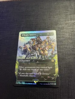 A Realm Reborn (Borderless) (Chocobo Track Foil) Final Fantasy Foil - Image 1