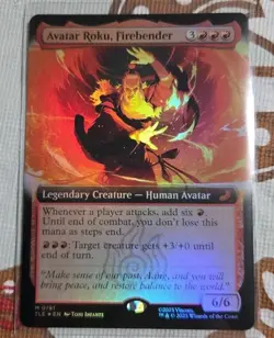 Avatar Roku, Firebender (EXTENDED ART FOIL) (0191) Avatar: The Last Airbender - Image 1