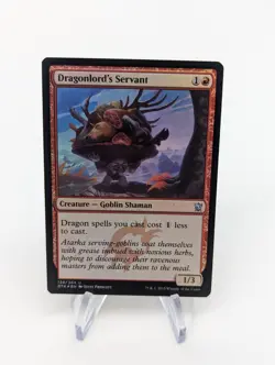 Dragonlord's Servant FOIL Dragons of Tarkir NM Red Uncommon MTG CARD - Image 1