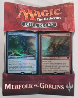 Duel Decks: Merfolk vs. Goblins Set Magic The Gathering MTG NEW FACTORY SEALED - Image 1
