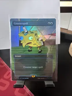 1x Counterspell, Secret Lair SpongeBob SquarePants 1933, Magic MTG NM - Image 1