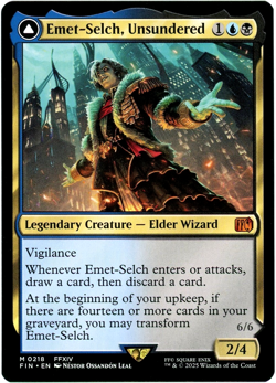 Emet-Selch, Unsundered - 0218 - Final Fantasy - MTG - NM/M - SHIPS NOW - Image 1