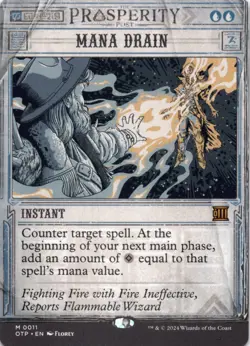 MTG Mana Drain Normal NM Outlaws of Thunder Junction: Breaking News Magic 11 - Image 1