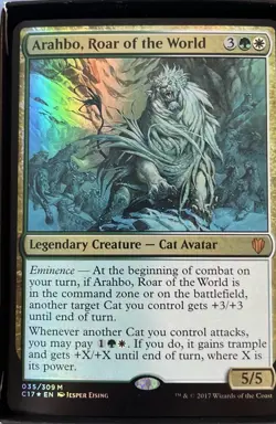 Magic the Gathering Feline Ferocity Commander Deck - Image 2