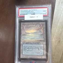 MtG Magic: the Gathering Underground Sea PSA 9 CE (Dual Land) WOTC 1993 🏝🐊 - Image 1