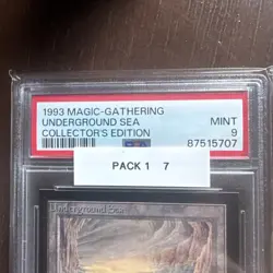 MtG Magic: the Gathering Underground Sea PSA 9 CE (Dual Land) WOTC 1993 🏝🐊 - Image 5