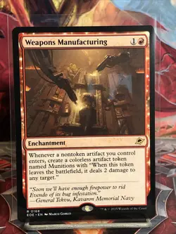 Weapons Manufacturing (Non-foil) Edge of Eternities 0168 Rare MTG - Image 1