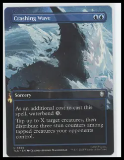?? MTG Crashing Wave Borderless - Avatar: The Last Airbender Rare - Image 1
