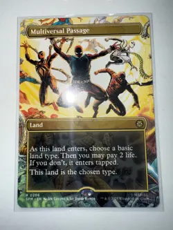 Multiversal Passage (Borderless) 0206 (R) MTG Marvel's Spider-Man ( non foil ) 9 - Image 1