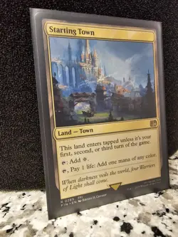 Final Fantasy MTG - Starting Town Rare Non-Foil (Near Mint) - Image 4