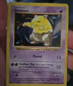 Pokemon Drowzee 1st Edition Shadowless Base Set 49/102 - Image 1