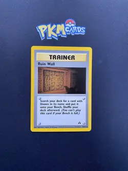 Pokemon TCG Ruin Wall Neo Discovery 74/75 Regular LP. - Image 1