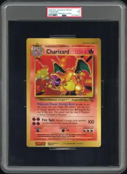PSA 7 Charizard CoroCoro Promo JUMBO 2000 English / Japanese Pokemon Card NM - Image 1
