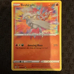 Pokemon TCG Reshiram 017/072 Shining Fates Amazing Rare NM - Image 1
