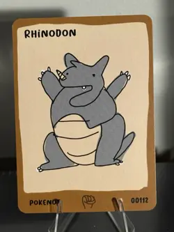RHINODON 2025 DYSFUNCTIONAL PASSHOLDER POKENOT #00112 (RHYDON) - Image 1