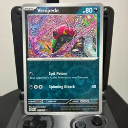 Venipede - 115/167 - Pokemon Twilight Masquerade 2024 - Reverse Holo Common NM - Image 1