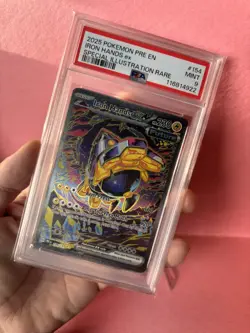 2025 POKEMON PRE EN-PRISMATIC EVOLUTIONS #154 IRON HANDS EX PSA 9 - Image 3