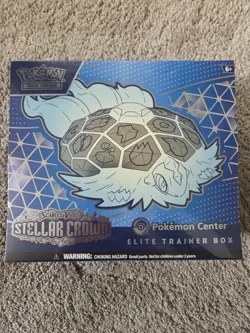 Pokemon TCG: Stellar Crown Pokemon Center Exclusive Elite Trainer Box ETB SEALED - Image 1