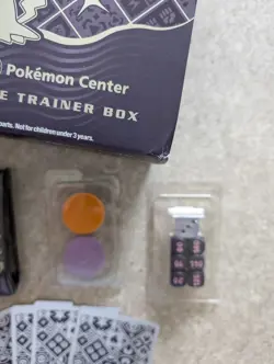 Pokemon TCG Paldean Fates PKC Elite Trainer Box ETB - NO Packs ALL Accessories - Image 2
