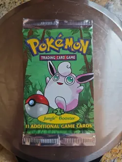 Pokemon Sealed Jungle Booster Pack 2nd Edition Wigglytuff Art (21g) - Image 1