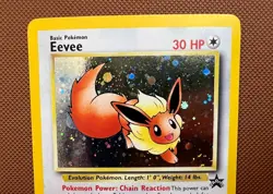 Pokemon LP/NM 2000 WOTC Black Star Promos Eevee 11 Holo Rare - Image 2