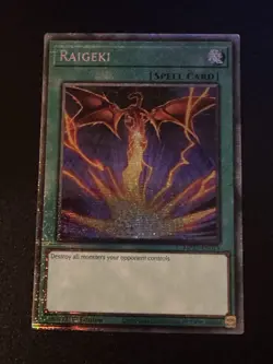 Yugioh! Raigeki MP25-EN015 Starlight Rare 1st Edition - Image 1