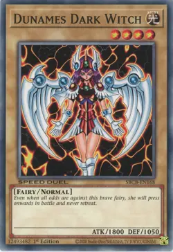Yugioh Dunames Dark Witch SBCB-EN168 Common 1st NM x3 Play Set - Image 1