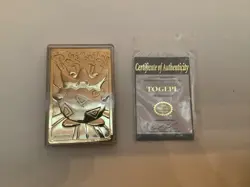 Pokemon Togepi 23k Gold Plated Trading Card 1999 - Image 3